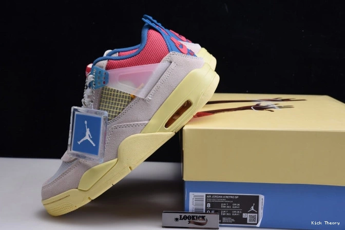 Kicktheory Air Retro 4 Jordan Ice Union Guava DC9533-800 0703